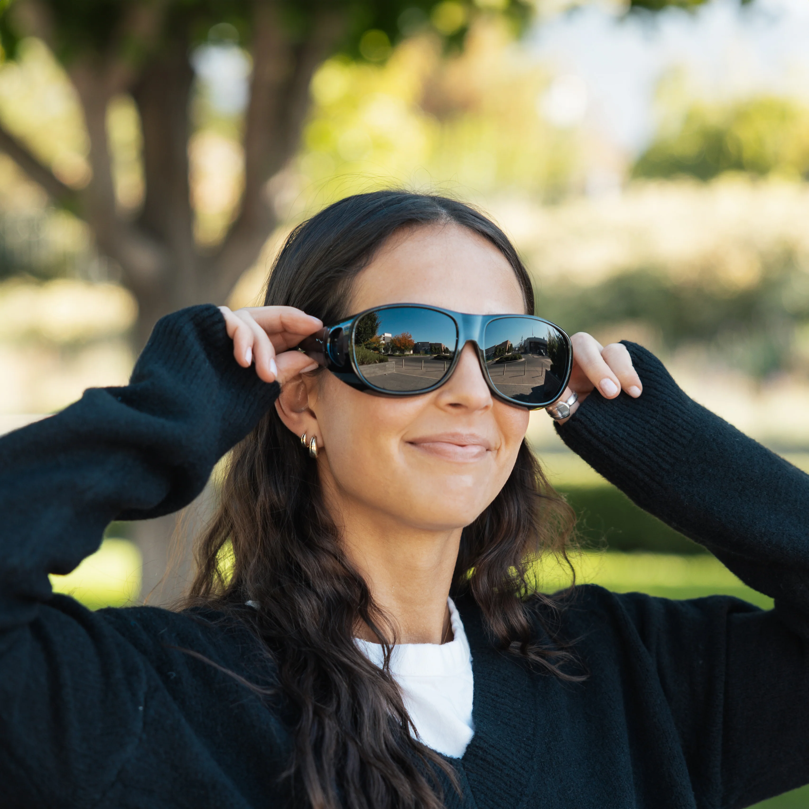 AMIR Fit Over Super Dark Sunglasses - Image 8