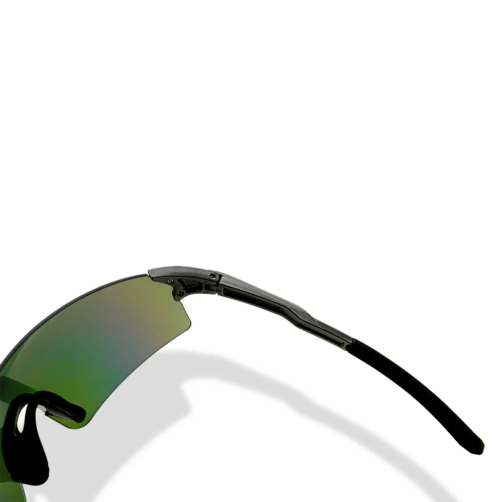 TROY Mirrored Wrap Around Sunglasses - Image 8