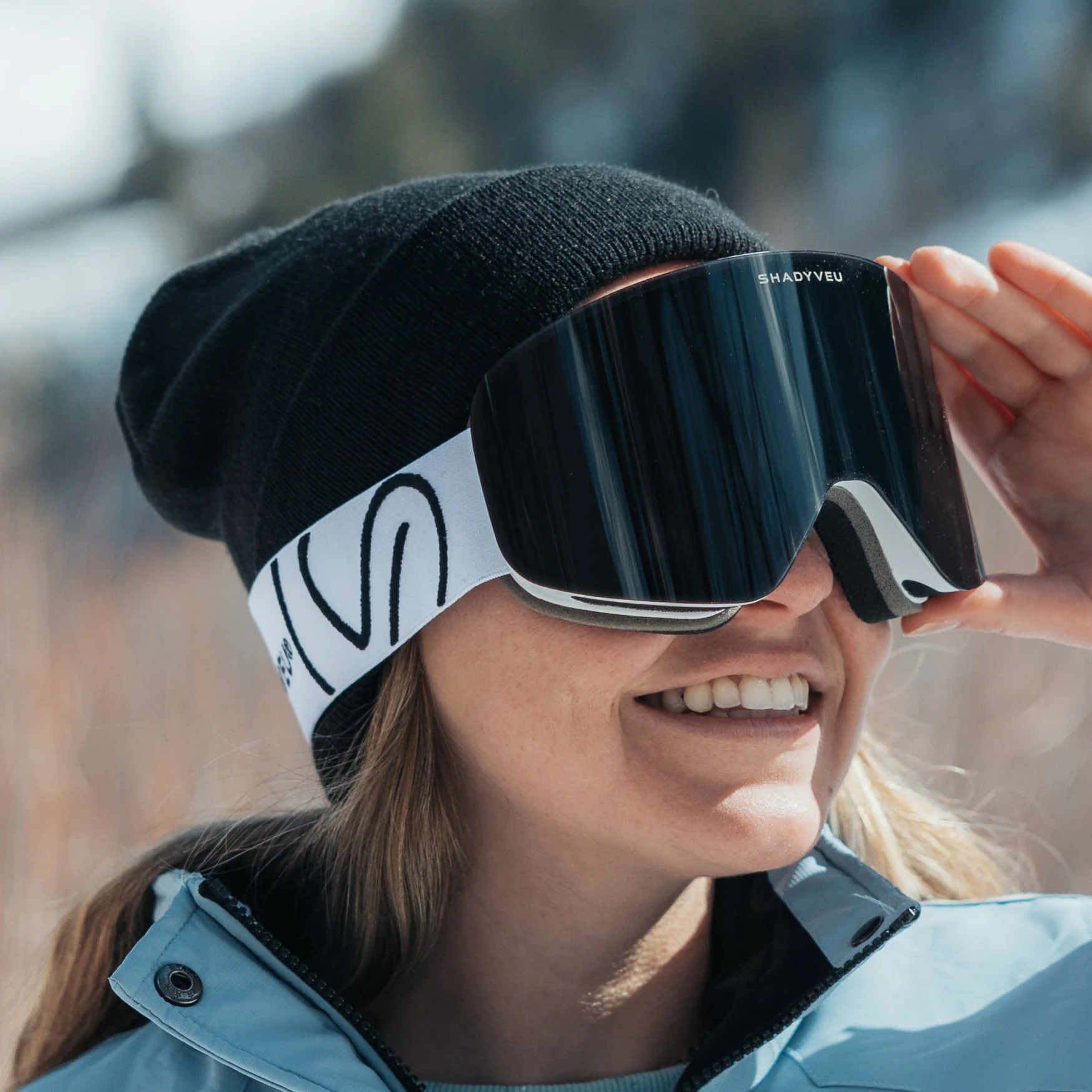 Nova Black Breeze Ski Snowboard Winter Sports Goggles - Image 10