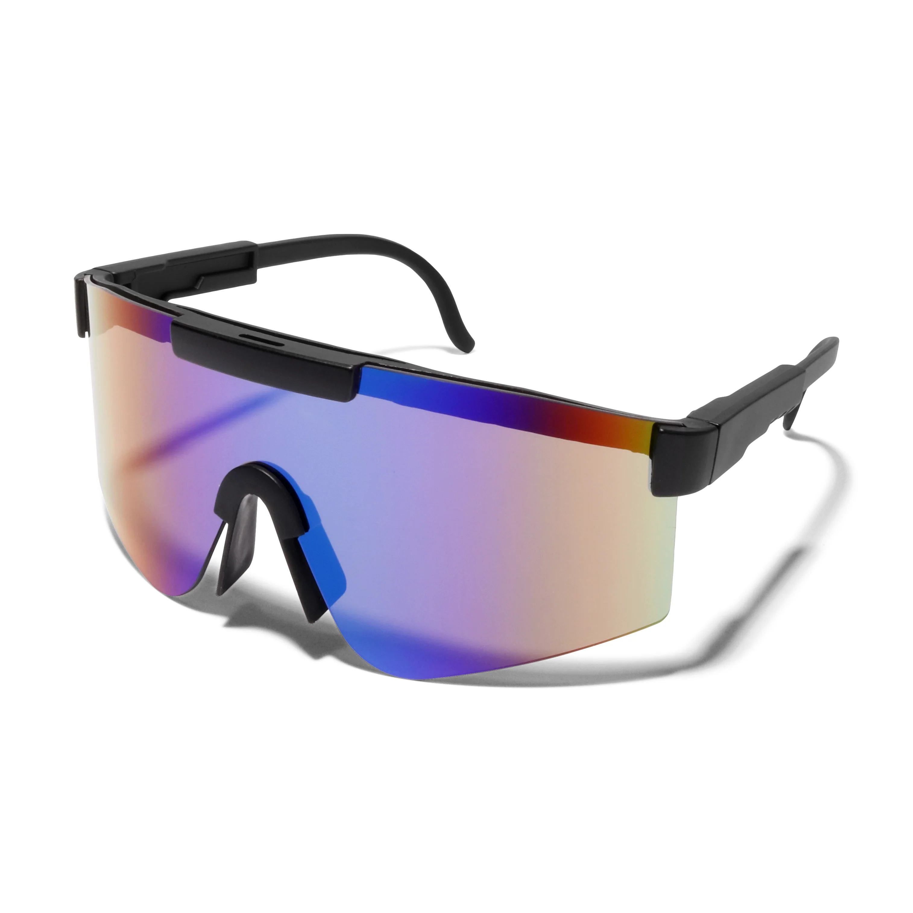COSMO Frameless Sports Mirrored Sunglasses