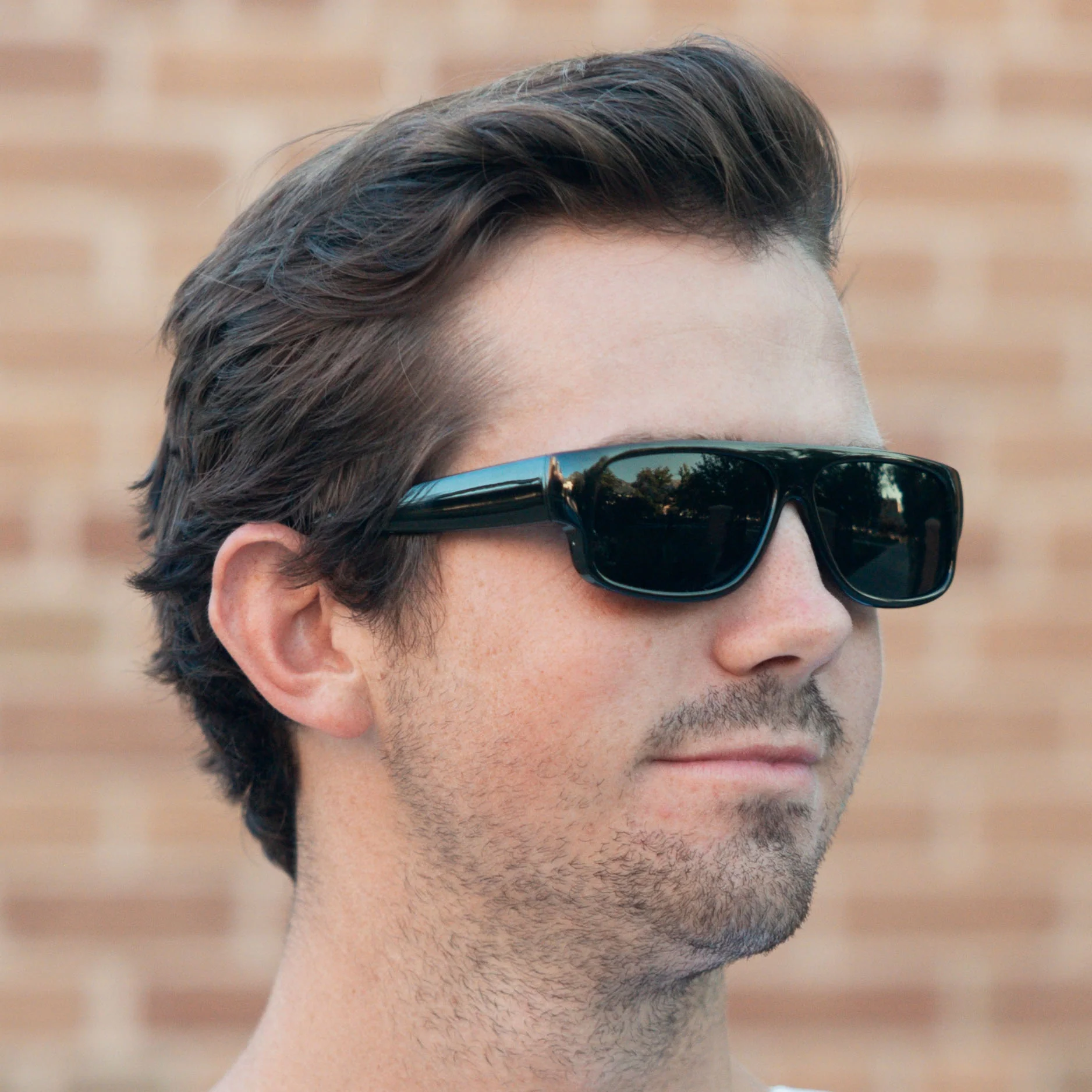 EAZY Super Dark Rectangular Sunglasses - Image 5