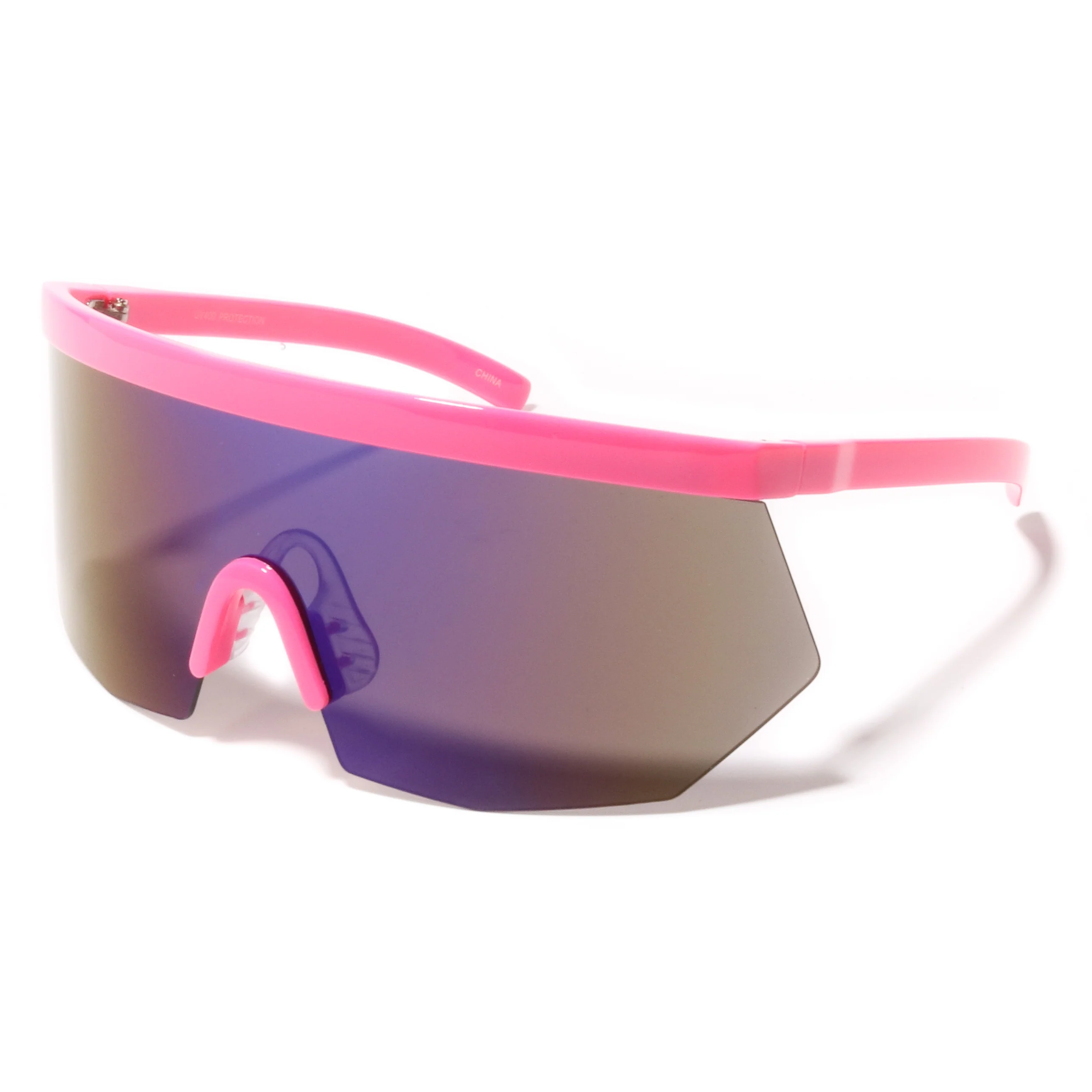 JEFFERY Oversized Mirrored Sunglasses - Image 21