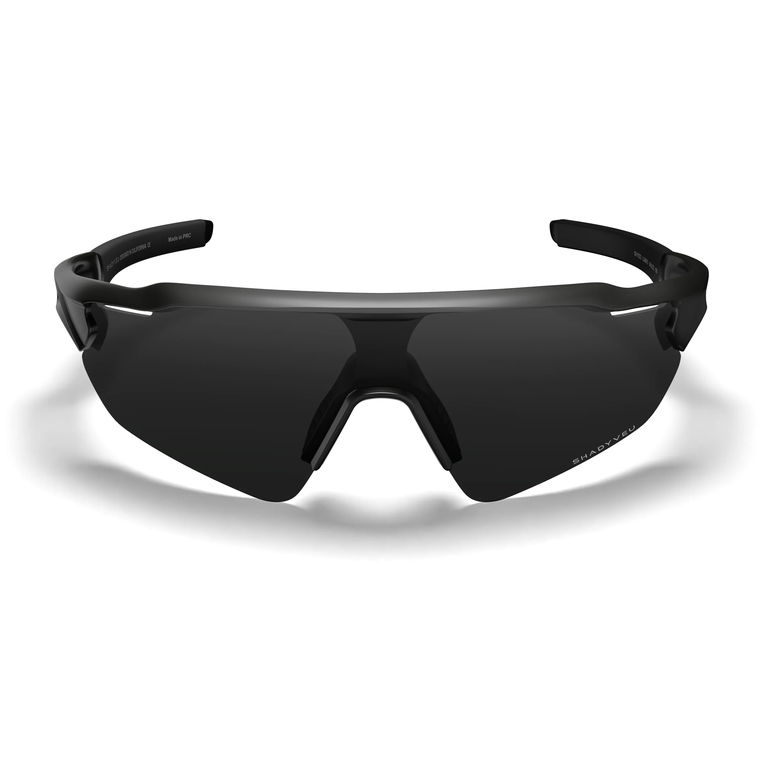 LUMYX Super Dark® Black Polarized Half-Frame Sunglasses - Image 3
