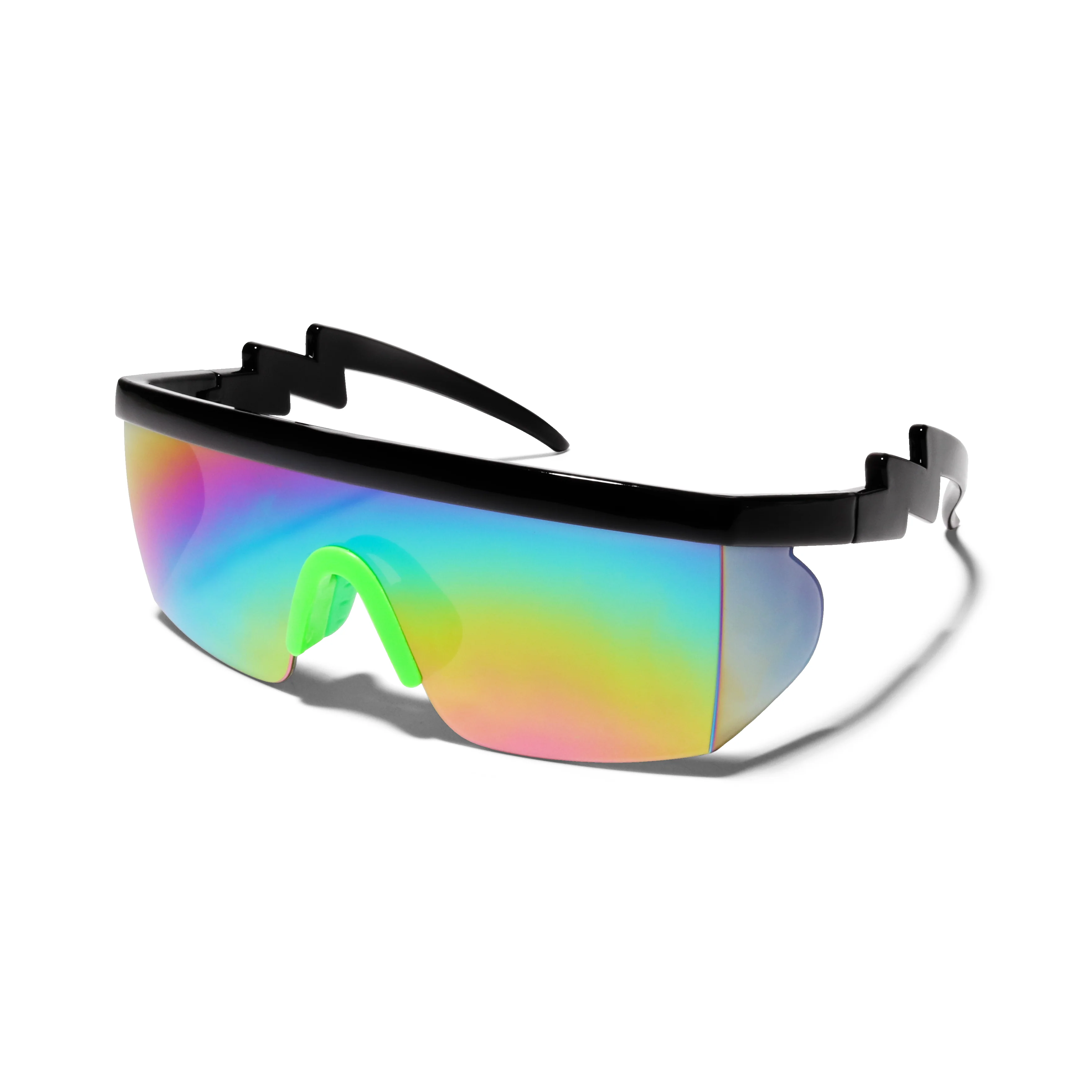 MICHAEL ZigZag Arms Mirrored Sunglasses