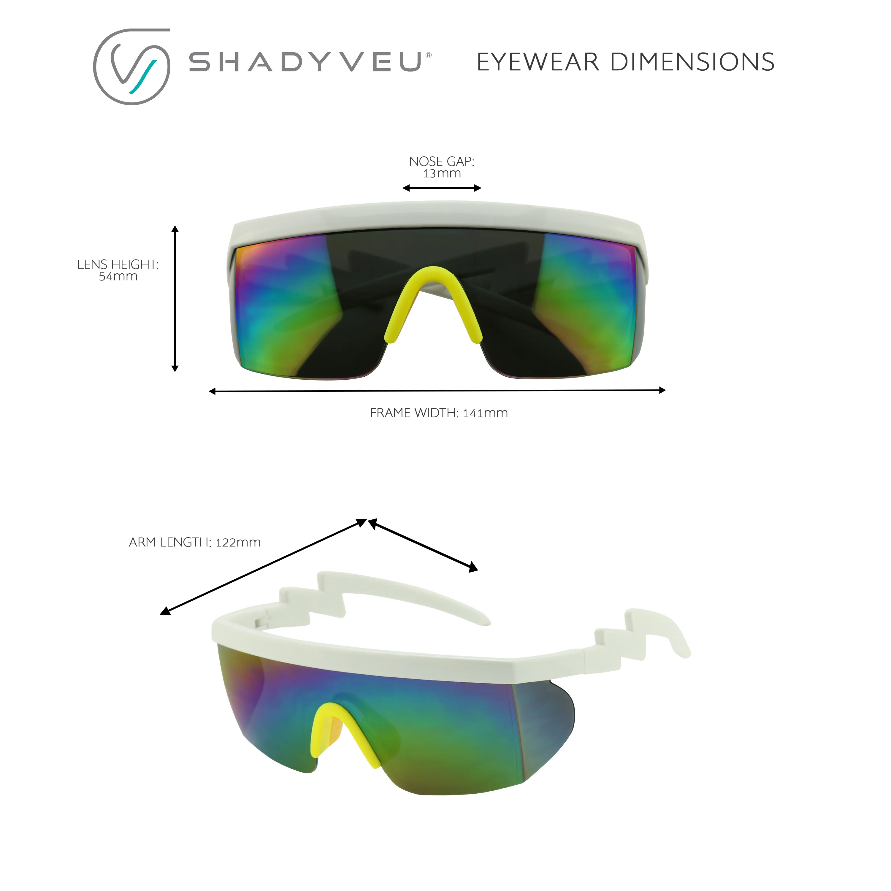MICHAEL ZigZag Arms Mirrored Sunglasses - Image 11