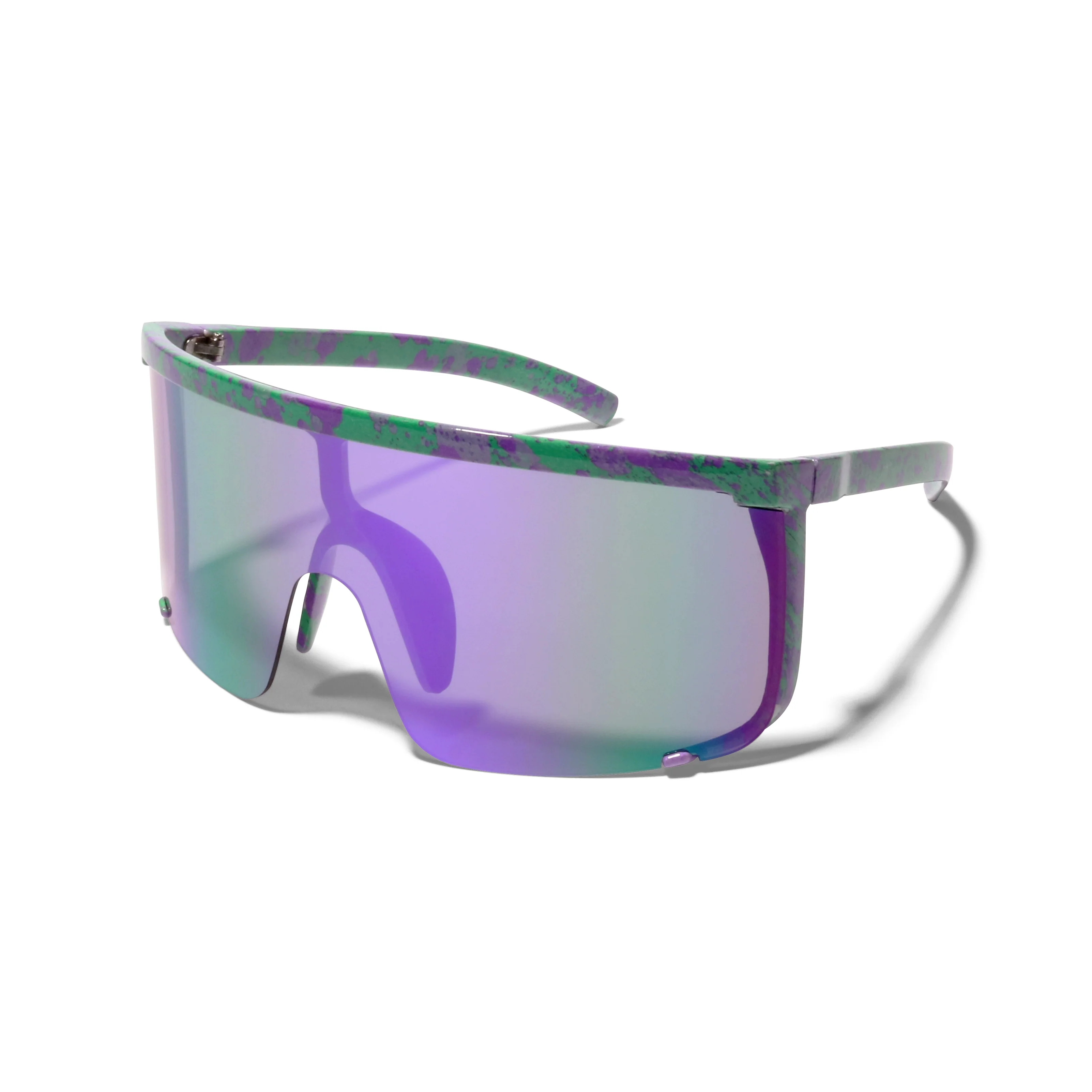 MILO Oversized Splatter Mirrored Sunglasses - Image 10
