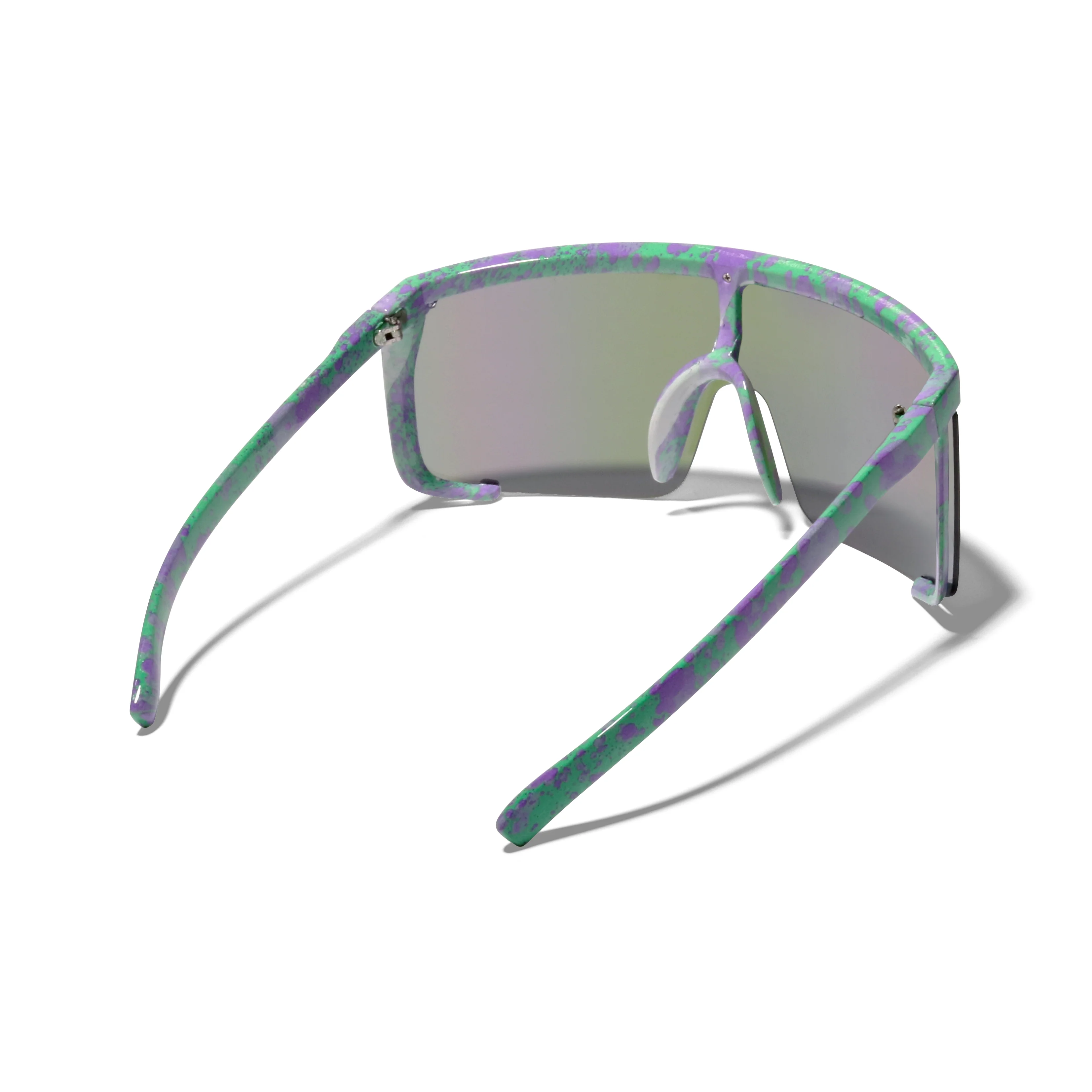 MILO Oversized Splatter Mirrored Sunglasses - Image 11
