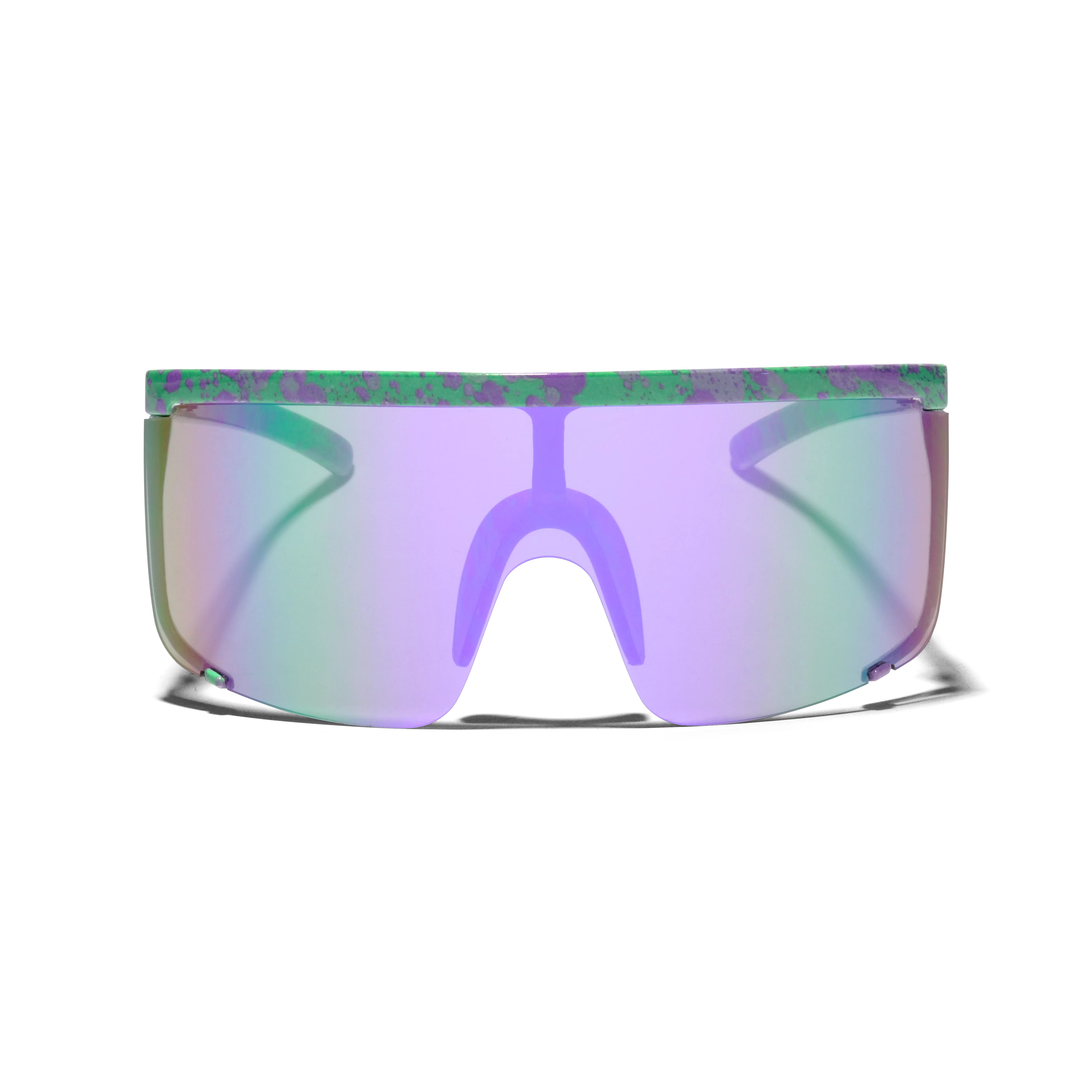 MILO Oversized Splatter Mirrored Sunglasses - Image 12