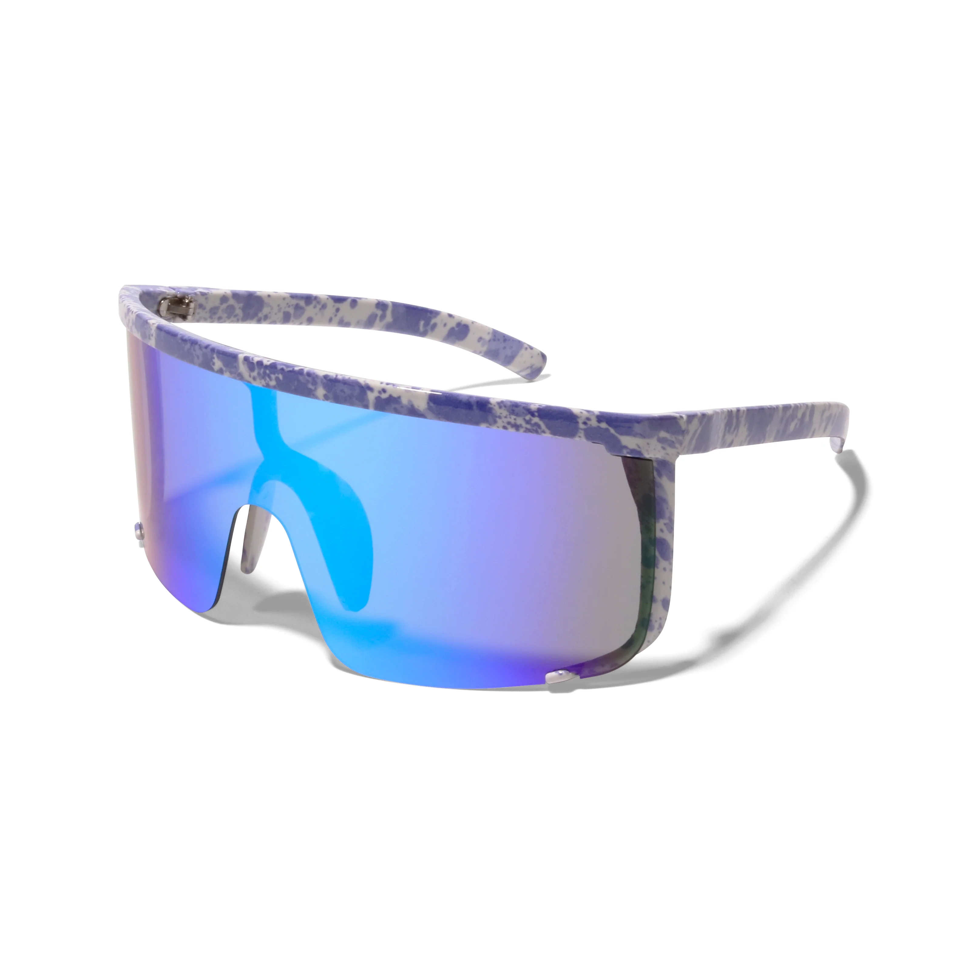 MILO Oversized Splatter Mirrored Sunglasses - Image 13