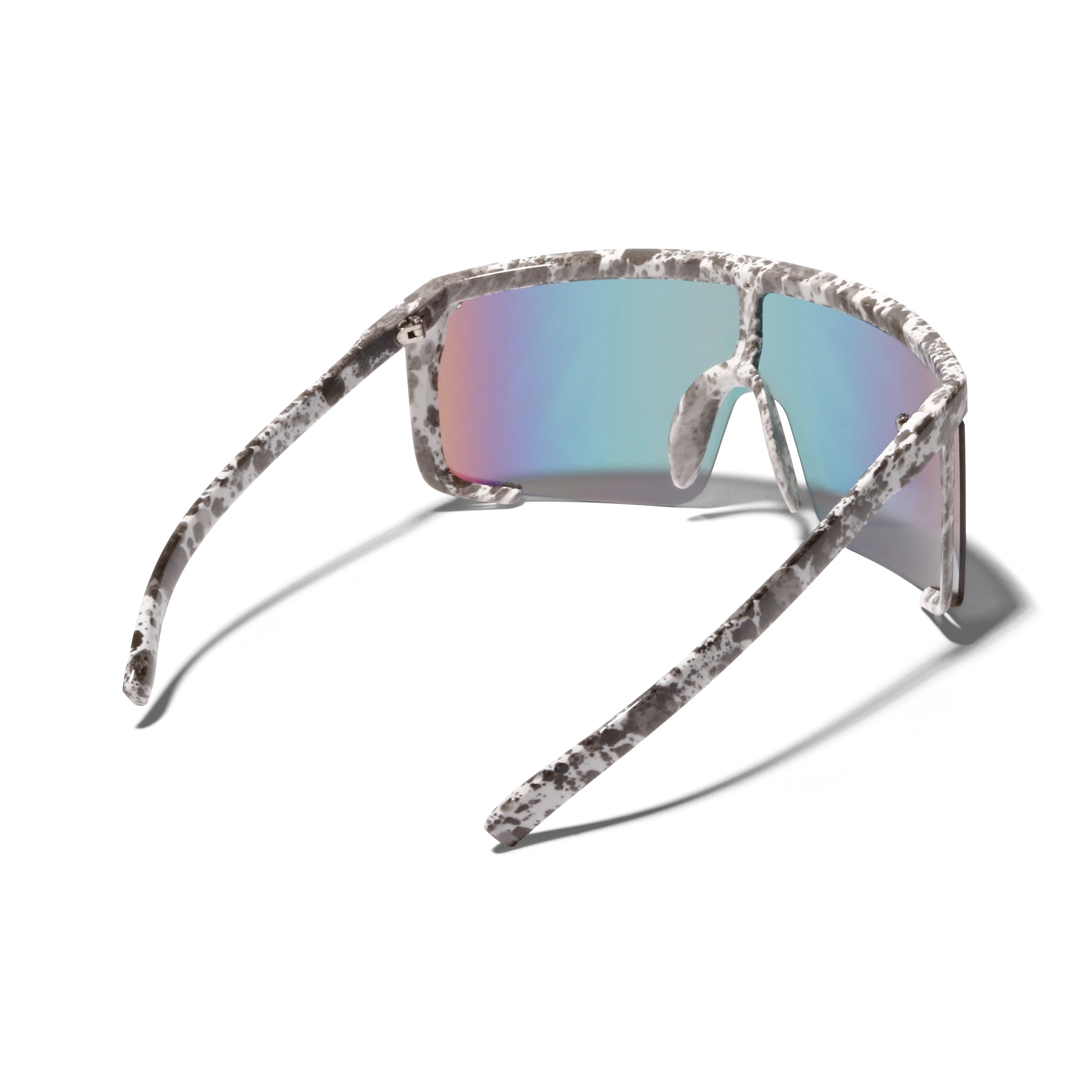 MILO Oversized Splatter Mirrored Sunglasses - Image 2