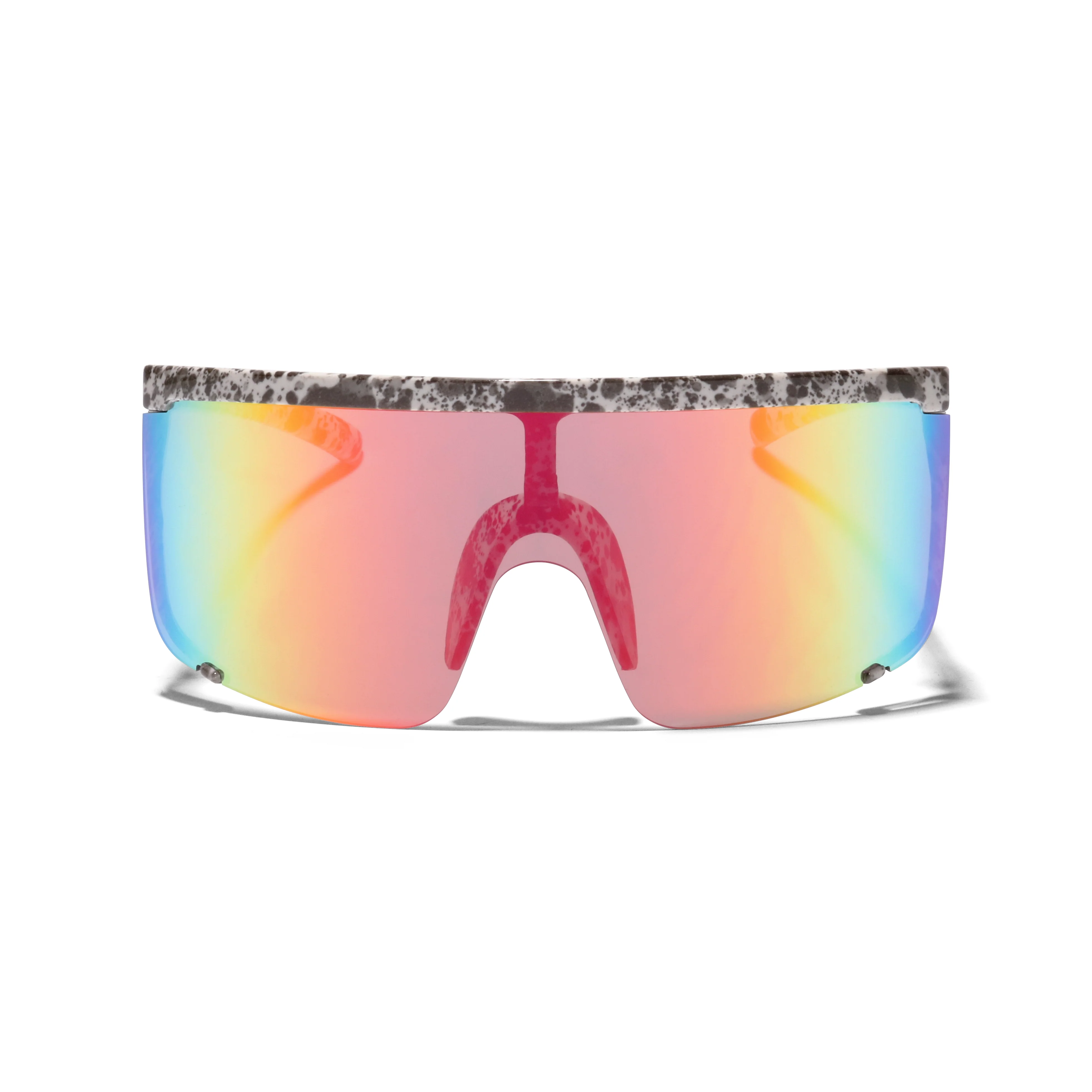 MILO Oversized Splatter Mirrored Sunglasses - Image 3