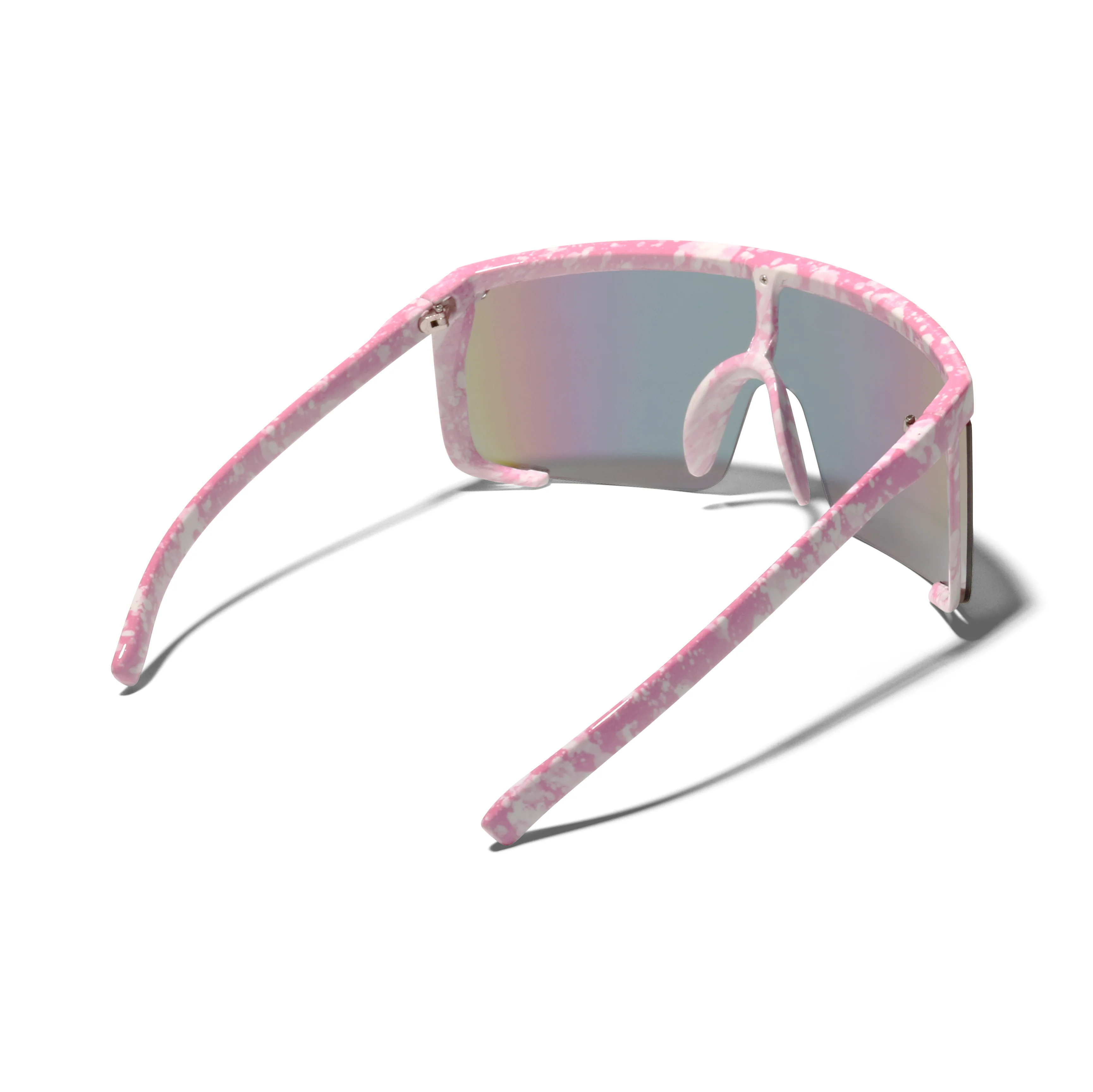 MILO Oversized Splatter Mirrored Sunglasses - Image 8