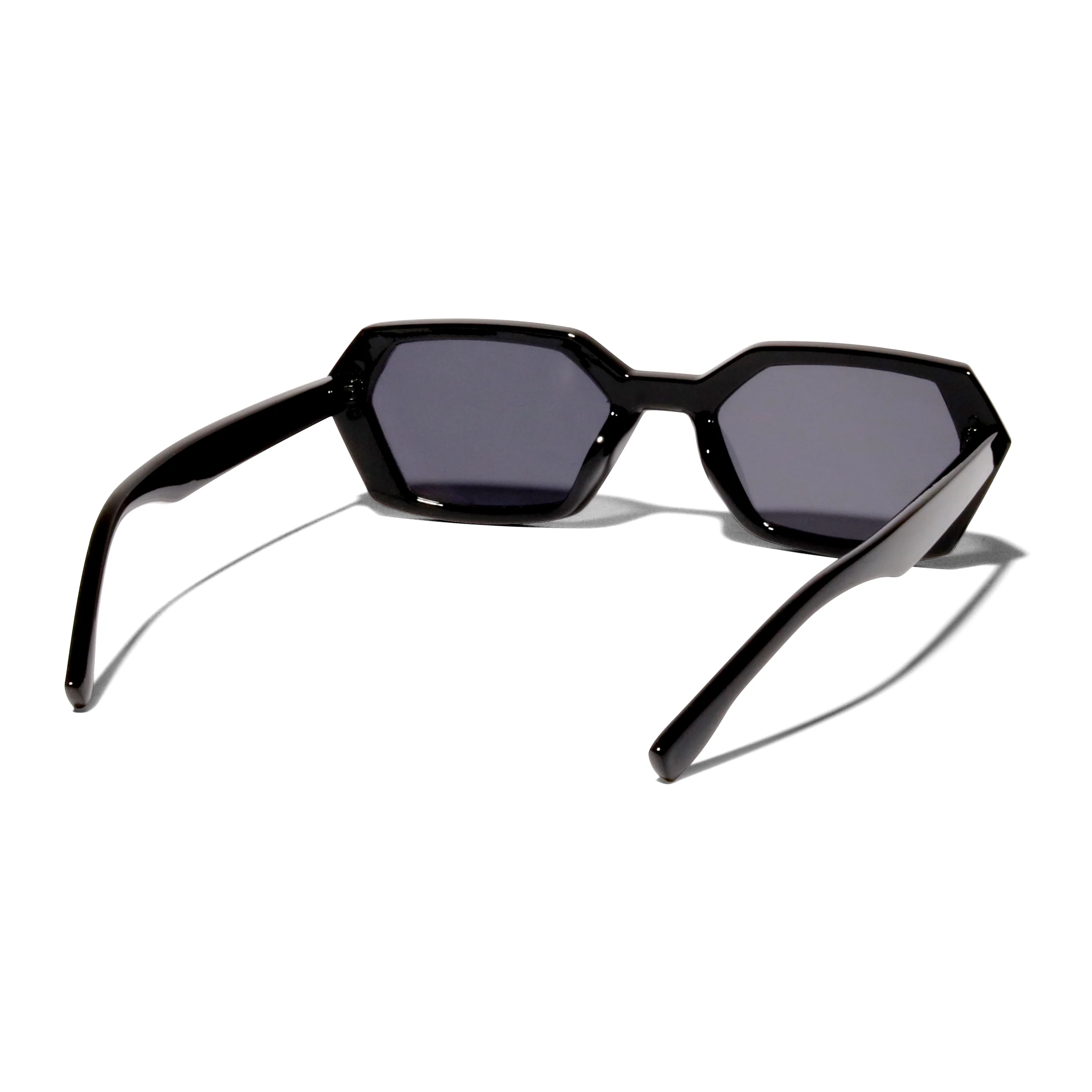 NINA Slim Diamond Hex Sunglasses - Image 5
