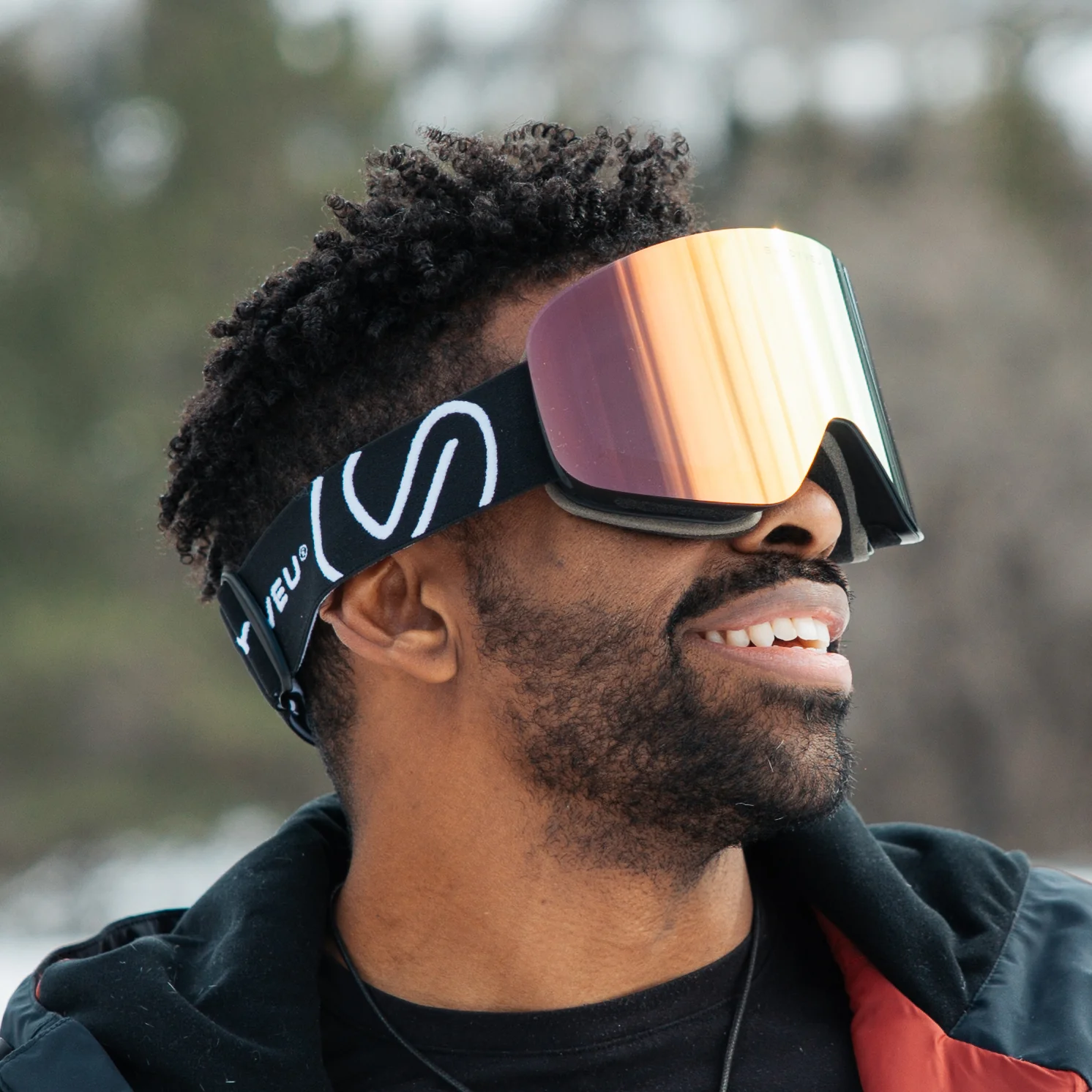 Nova Cosmic Coral Ski Snowboard Winter Sports Goggles - Image 11