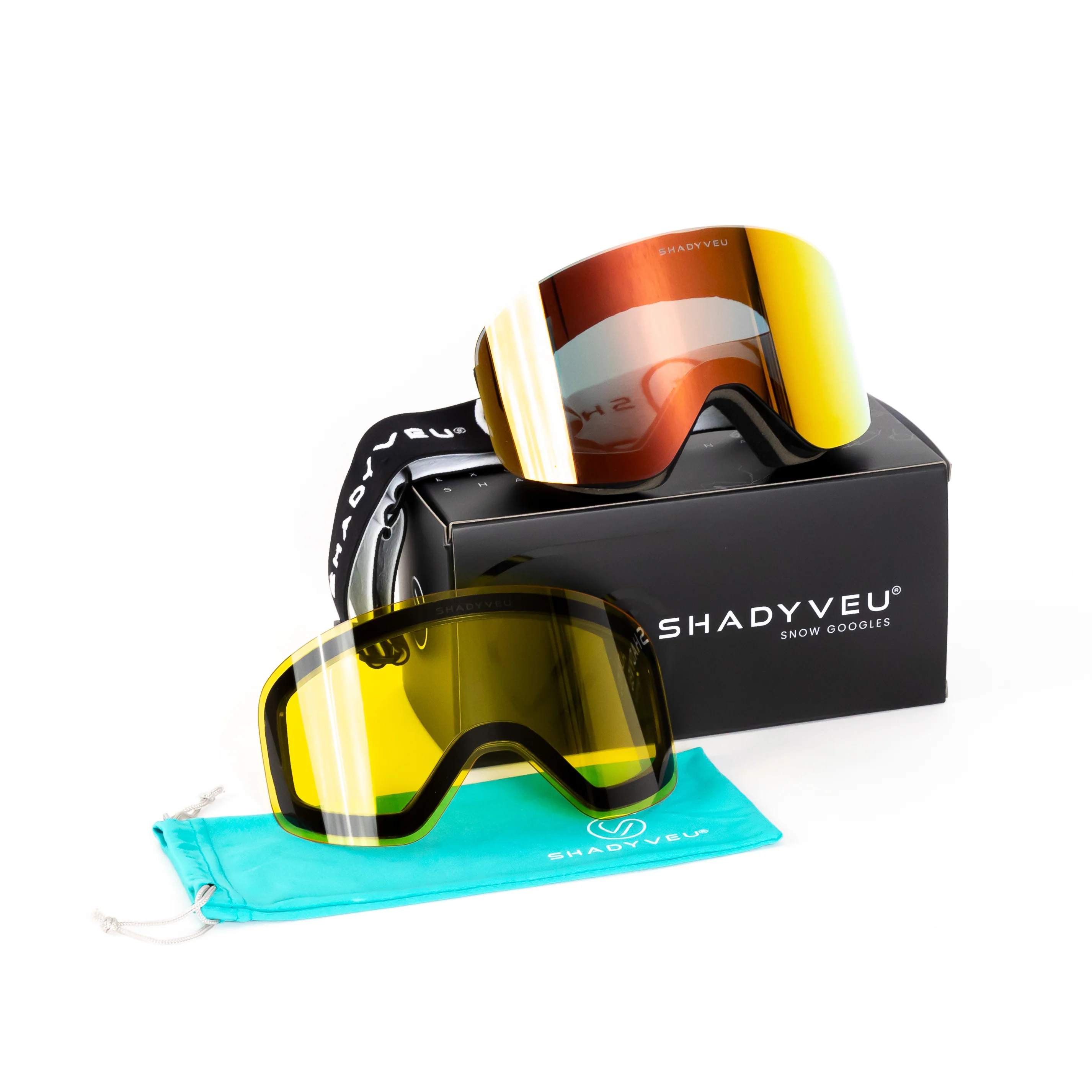 Nova Cosmic Coral Ski Snowboard Winter Sports Goggles - Image 3