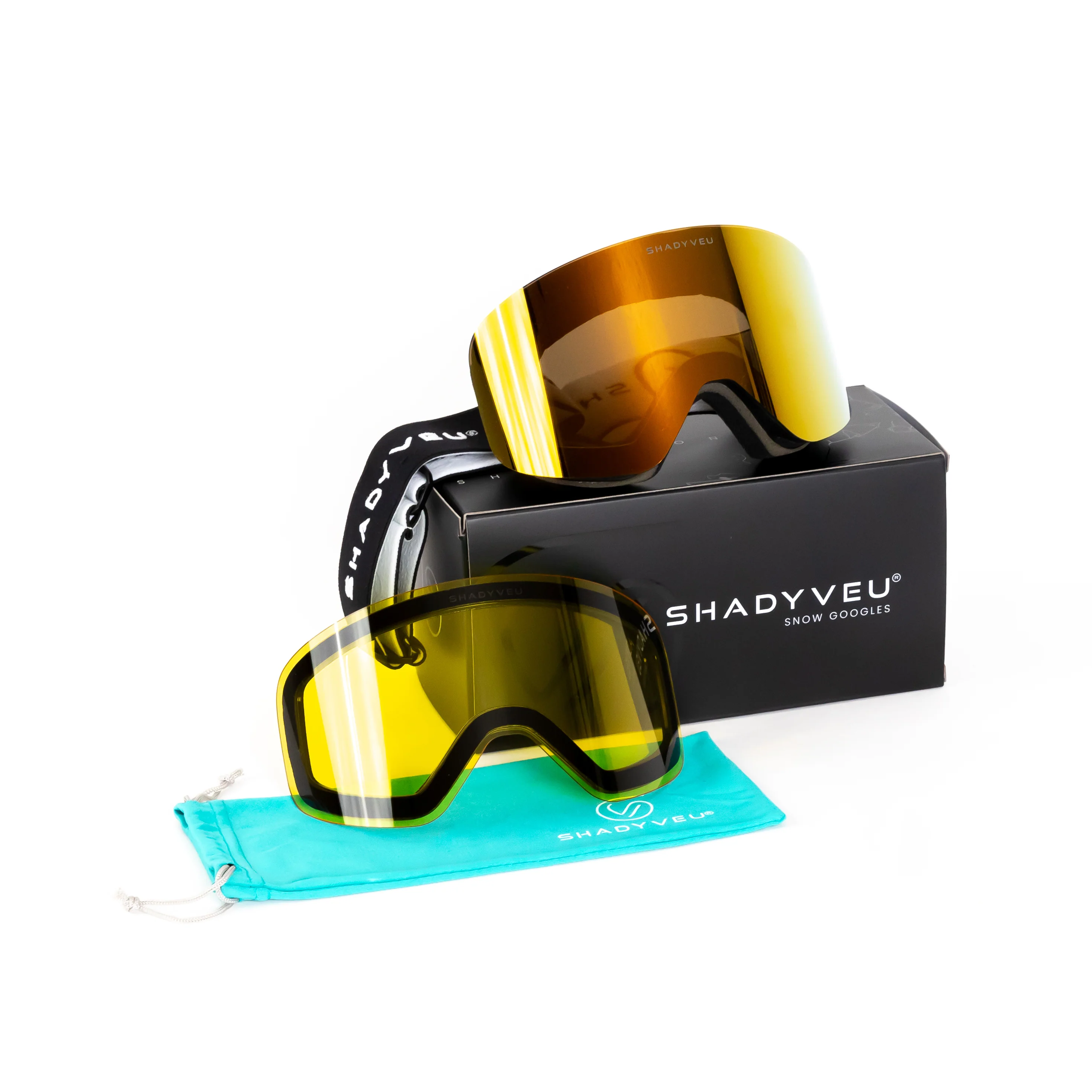Nova Golden Solstice Snowboard Winter Sports Goggles - Image 3