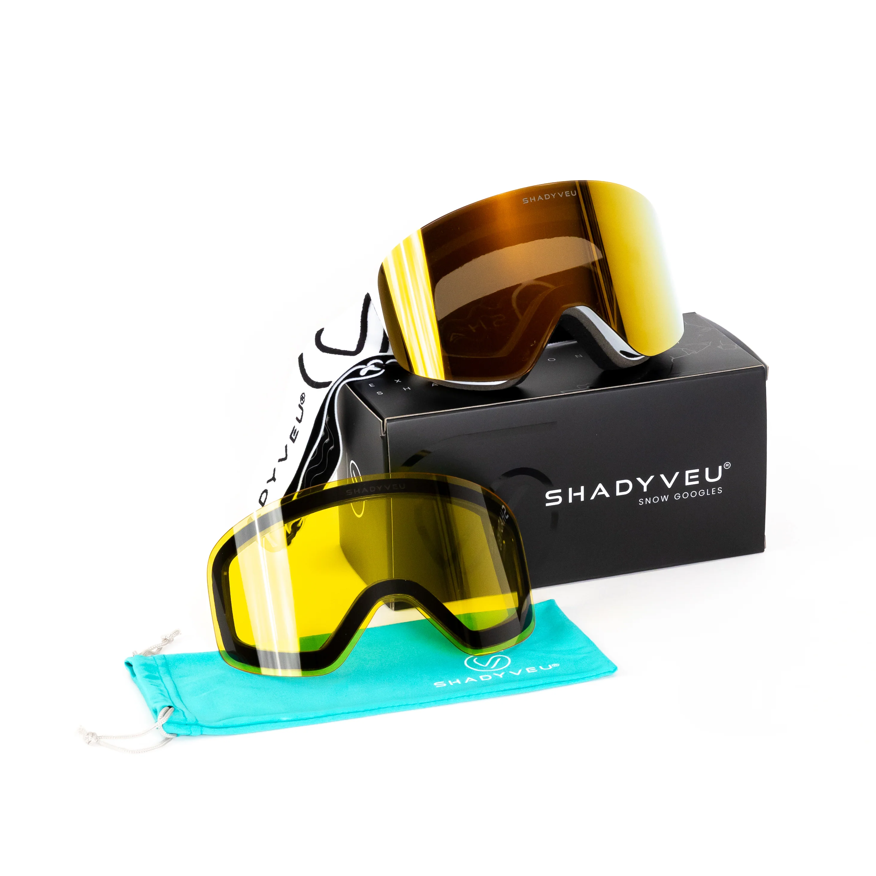 Nova Golden Solstice Snowboard Winter Sports Goggles - Image 6
