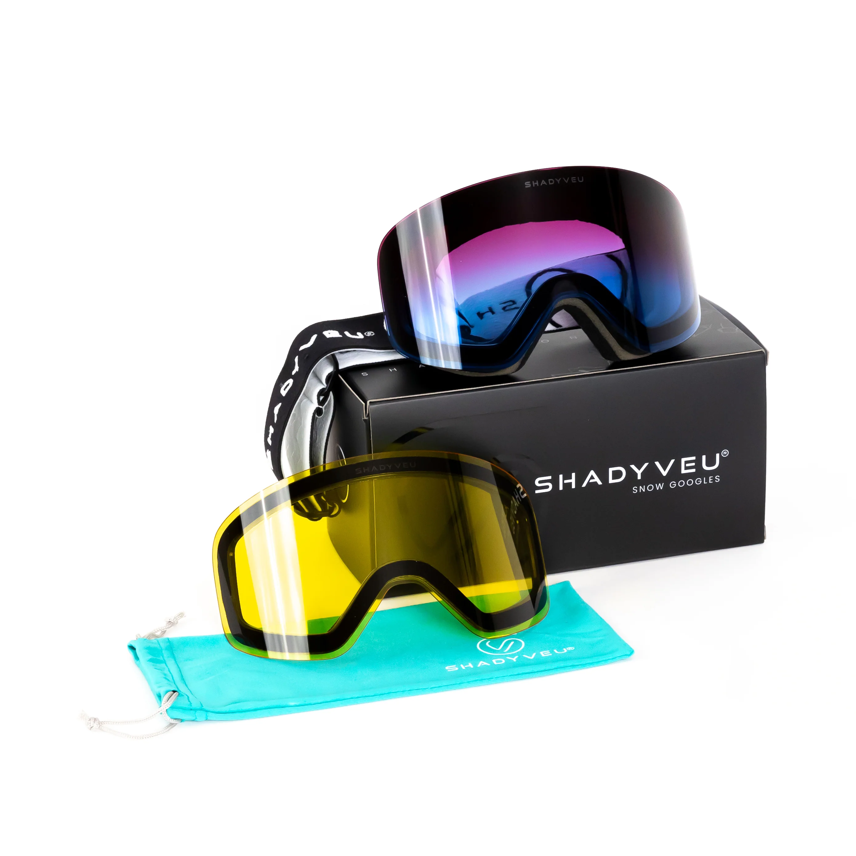 Nova Serene Sunset Ski Snowboard Winter Sports Goggles - Image 3