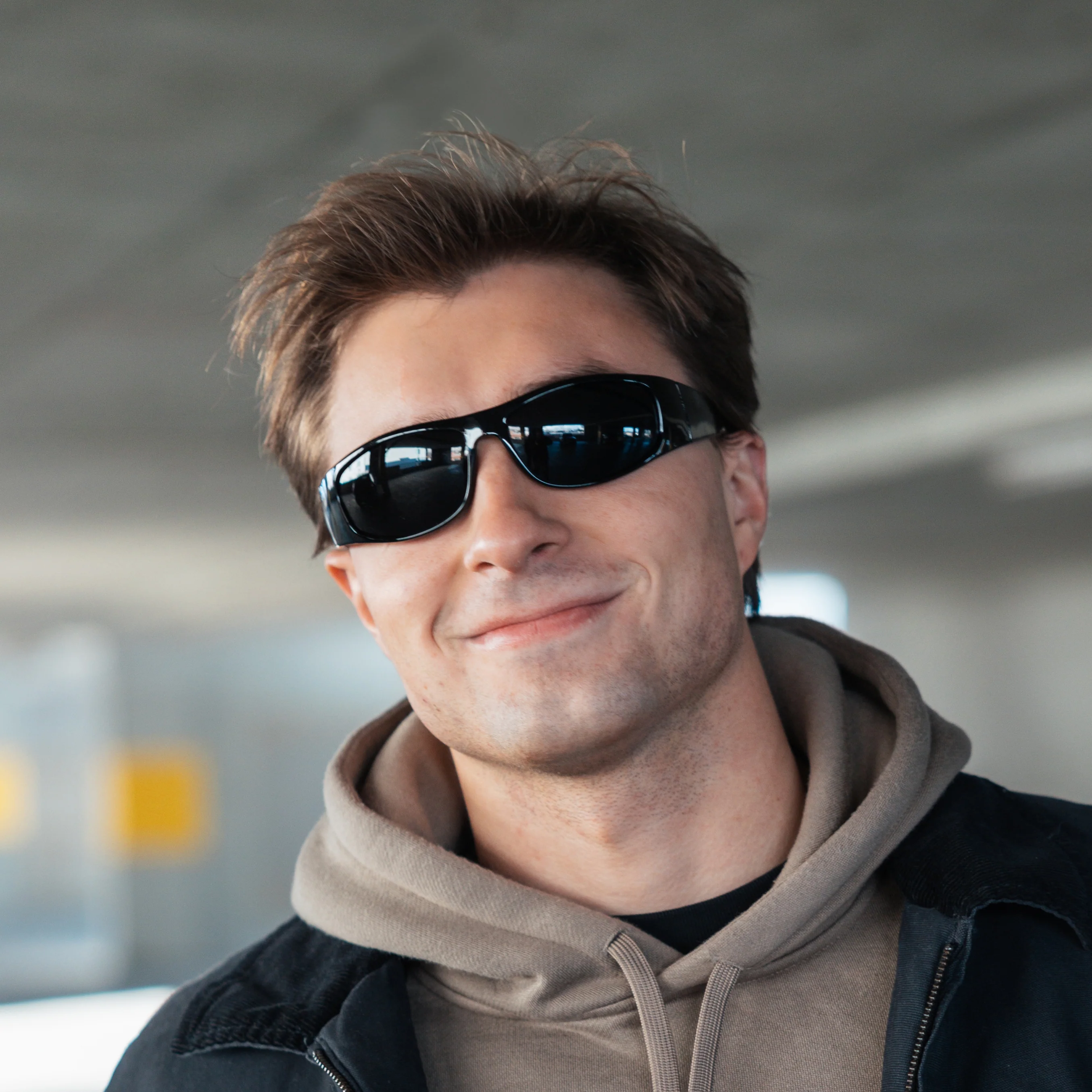 ORION Wrap Around Super Dark Sunglasses - Image 7
